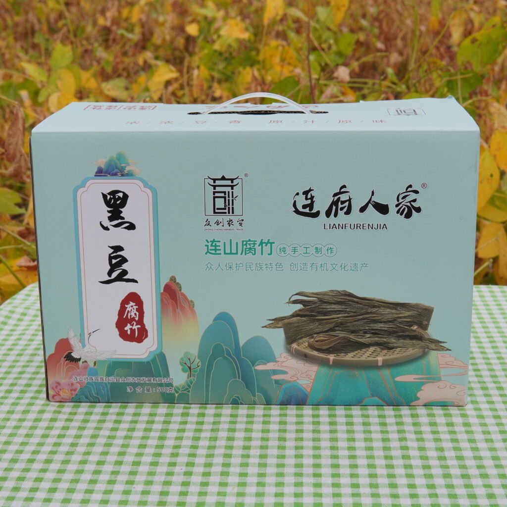 純黑豆腐竹禮盒 500克